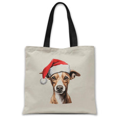 Christmas-greyhound-dog-tote-bag