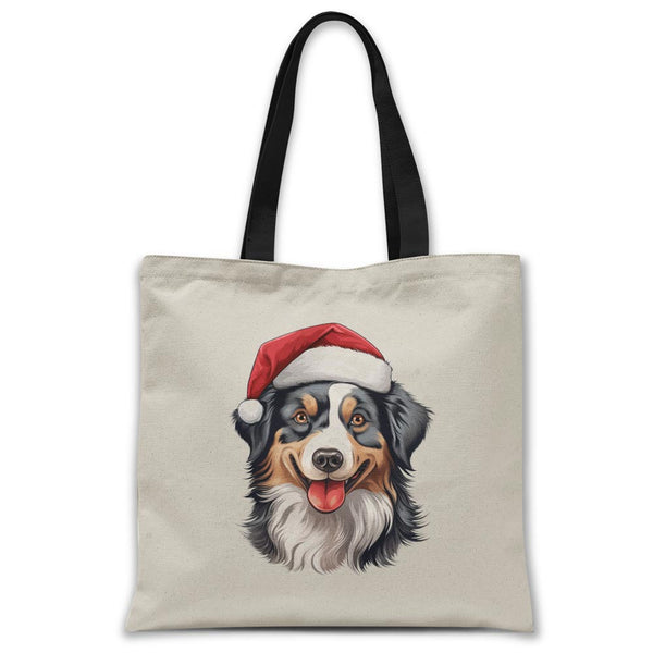 Christmas Australian Shepherd Tote bag