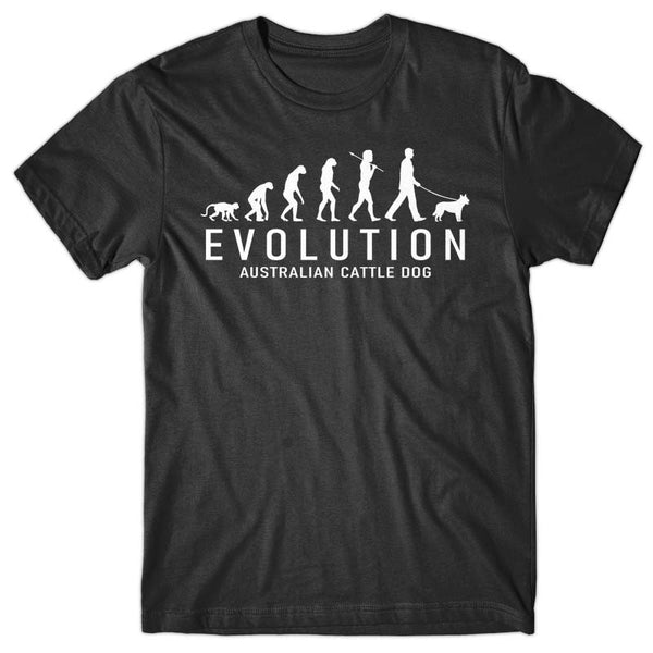 Evolution of Australian Cattle Dog T-shirt