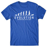 Evolution of Australian Cattle Dog T-shirt