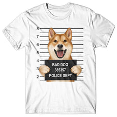 Shiba Inu Mugshot - T-shirt